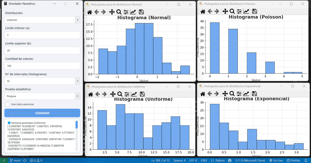 Random Variable Simulator
